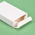 小白盒通用 扁款双插纸盒定制  中性白卡纸盒 白色长方形纸盒 8 CM 8X2 CM 100个