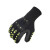 代尔塔（Deltaplus）209904 防振防冲击手套适用电动工具操作等防护手套绿黑色 10码 