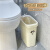 卫洋WYS-2434 方型夹缝压圈垃圾桶 白色 办公室卫生间窄口塑料垃圾篓缝隙纸篓