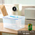 手提收纳盒塑料盒 透明手提收纳盒带盖保鲜盒储物盒长方形食品箱 8号