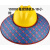 山头林村工地风扇帽檐帽圈充电可放在安全帽上风力大续航久夏季凉快遮阳帽 蓝色花格1万毫安(带黄安全帽)