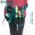 世达工具包维修安装水电工双肩单肩背大容量手提式拉杆腰包95181 95213八袋式工具腰包(不含腰带)