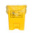 废物垃圾袋黄色诊所用大号废弃物小号塑料专用袋 80x90cm手提100只买300只送50只 加厚
