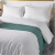 傲川 宾馆酒店被套客房四件套纯白色 1.8米床 单位套
