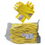 耐适达 防酸防碱防油防热防过敏棉内衬PVC浸塑手套906/双 黄色（可定制）