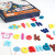 BREAZA亚马逊趣味魔法拼单词游戏儿童教具26个英文字母早教颜色认知玩具 [套餐1]拼单词游戏升级款858