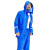 千里雨分体雨衣套装反光骑行雨衣双层蓝色款（可拆帽） XL码