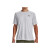 安德玛（Under Armour）UA 男子训练运动健身短袖T恤紧身衣 1377843 014白灰色 L