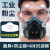 kn95防尘防工业粉尘面罩颗粒物防护防猪鼻子面具装修 高效过滤防尘面具防尘镜10片滤棉