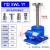 科锐隆 swl 丝杠 丝杆升降机 T型 滚珠 手摇手动 电动提升 小型升降平台 SWL 1T(载重200KG)
