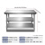 米逡单层不锈钢工作台厨房操作台灶台架一层打荷台饭店切菜桌打包装台 三层工作台 120x60x80cm