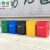 定制适用于30l带盖把手提铁皮方桶40l户外垃圾圆形油漆桶收纳果皮 橡塑模压内桶(30x30x47)