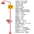润旺达 WJH1107复合式紧急冲淋洗眼器 SS304不锈钢 红色