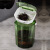 铸固 透明茶渣桶 茶水桶办公茶室推盖手提垃圾桶 过滤茶叶茶具 中号5L-轻奢绿