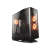 骨伽 星舰FV270 黑色海景房 游戏电脑台式主机箱 支持360水冷 旋转台/ATX主板/四面快拆/270° 黑色+星链反叶黑色*2