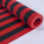 LENCUSN S型镂空红黑双色5.5MM厚0.6米宽x15米长 加厚加密实心网眼地毯地垫pvc厨房浴室防水防滑垫