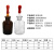 玻璃滴瓶30ml60ml125ml250ml白滴瓶棕色滴瓶茶滴瓶带滴管红皮头全 30ml棕滴瓶(单个)