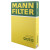 曼牌（MANNFILTER）空调滤芯格滤清器过滤PM2.5 除异味汽车配件CU/CUK/FP2733 单效空调滤CU2733 路虎神行者2