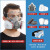 LISM防毒面具全面罩喷漆专用口罩呼吸防护罩防烟全脸防尘面罩放毒氧气 双罐防尘毒7件套+防雾大眼罩