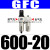 气源调压阀GR二联件GFC200-08过滤减压阀GFR三联件GC300-15 亚德客GFC60020