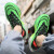 疾步（JIBU）夏季网面透气运动鞋男款青少年前掌气垫减震耐磨跑步鞋学生跑鞋男 渐变绿 44