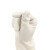 冰禹劳保清洁手套 加厚防滑耐磨护手 33cm白色丁腈 S码（1双）BH-271
