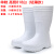 EVA超轻泡沫雨靴卫生靴厨房耐油耐酸碱高筒靴子防滑水鞋 单鞋-高筒818白 标准尺码 46