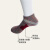 rasoxplus日本原装 轻薄款船袜 跑步马拉松 轻薄透气足弓支撑 长跑袜子 石榴红-船袜 M（25-27）—鞋码40-44