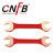 CNFB桥防 防爆凹槽双头呆扳手 铍青铜铝青铜 75*80mm 铍青铜