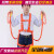 高空作业安全带户外施工保险带全身五点欧式空调安装安全绳电工带 单小钩2米 国标三点式