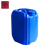 工创优品 加厚塑料桶堆码桶方形废液存储桶耐酸碱油桶化工桶 蓝色10L