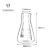 玻璃三角烧瓶烧杯锥形瓶带塞50/150/250/500/1000ml化学实验器材 环球直口三角瓶2000ml