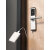 定制木门指纹锁室内卧室门密码锁家用公寓民宿远程密码锁办公室刷 P-银色