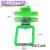 高压绝缘验电接地环J50-240彩色塑料绝缘铝接地线夹正侧一体式 J50-240 一体式绿色