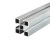 铝型材4040工业铝材40*40铝合金3030/4080/40欧标工作台框架定制 4040B型材壁厚2.0