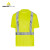 代尔塔 短袖T恤404018 荧光高可视工作服款 圆领 黄色 L 1件