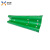 金指盾 二波形护栏板喷塑绿色二波形护栏梁板 4320*310*85*3mm 米
