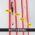 者也 红色尼龙绳 10mm 100米/卷 多功能捆扎绳户外搭建货物捆绑加厚防滑绳