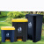 户外垃圾桶脚踏脚踩式环卫桶物业室内商用50升80L垃圾分类垃圾桶 15L脚踏分类颜色备注