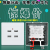 插座面板二四五六孔快充12v24V36v工地暗装两口位220v转5v 暗装 四位USB 家用 220V转5V 暗装 四位