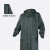 代尔塔 407007 一体式雨衣成人连体反光条连体劳保雨披 绿色 L码 1件装JDF