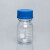 定制适用KimbleKimax蓝盖试剂瓶肖特蜀牛同款液相流动相溶剂瓶GL45耐高温试剂瓶盖丝口蓝 100ml 蓝盖 透明