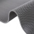 稳斯坦 S型PVC镂空地毯 5厚2.0m宽*1m灰色 塑胶防水泳池垫浴室厕所防滑垫 WL-131