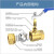 全通径大流量铜阀门 双内丝黄铜球阀 黄铜双内丝球阀STA1558 DN20 