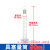 JESERY高硼硅刻度量筒 化学实验器材实验室化验用品带刻度量筒50ml【圆底】精度1ml