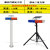 太阳能充电警示爆闪灯交通道路障强光路边红蓝频闪LED施工信号灯 爆闪灯固定杆