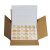 珍珠棉土鸡蛋托防震防摔泡沫寄快递咸鸭蛋包装盒子箱专用打包礼盒 50枚盖板中托+纸箱(6套)