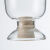 种子瓶透明玻璃锥形鸡形样品瓶加厚含胶塞125/250/500ml 圆形125ml(送胶塞