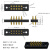 10P大电流探针连接器弹簧顶针充电触点导电铜柱电源公母插针M2617 SM4327210P公端带弹性 镀金3U