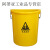 加厚医疗危险废物标识垃圾桶黄色诊所用圆形大号分类中号大号 60K危险废物B